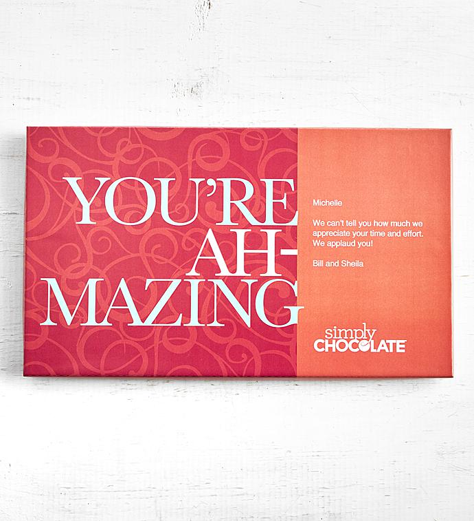 Simply Chocolate® You're Amazing Personalized  Box